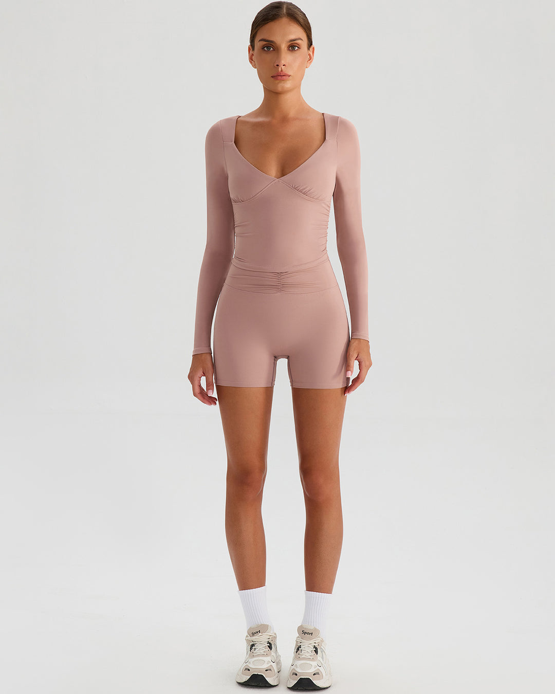 Riven Seamless Shorts - Dusty Rose