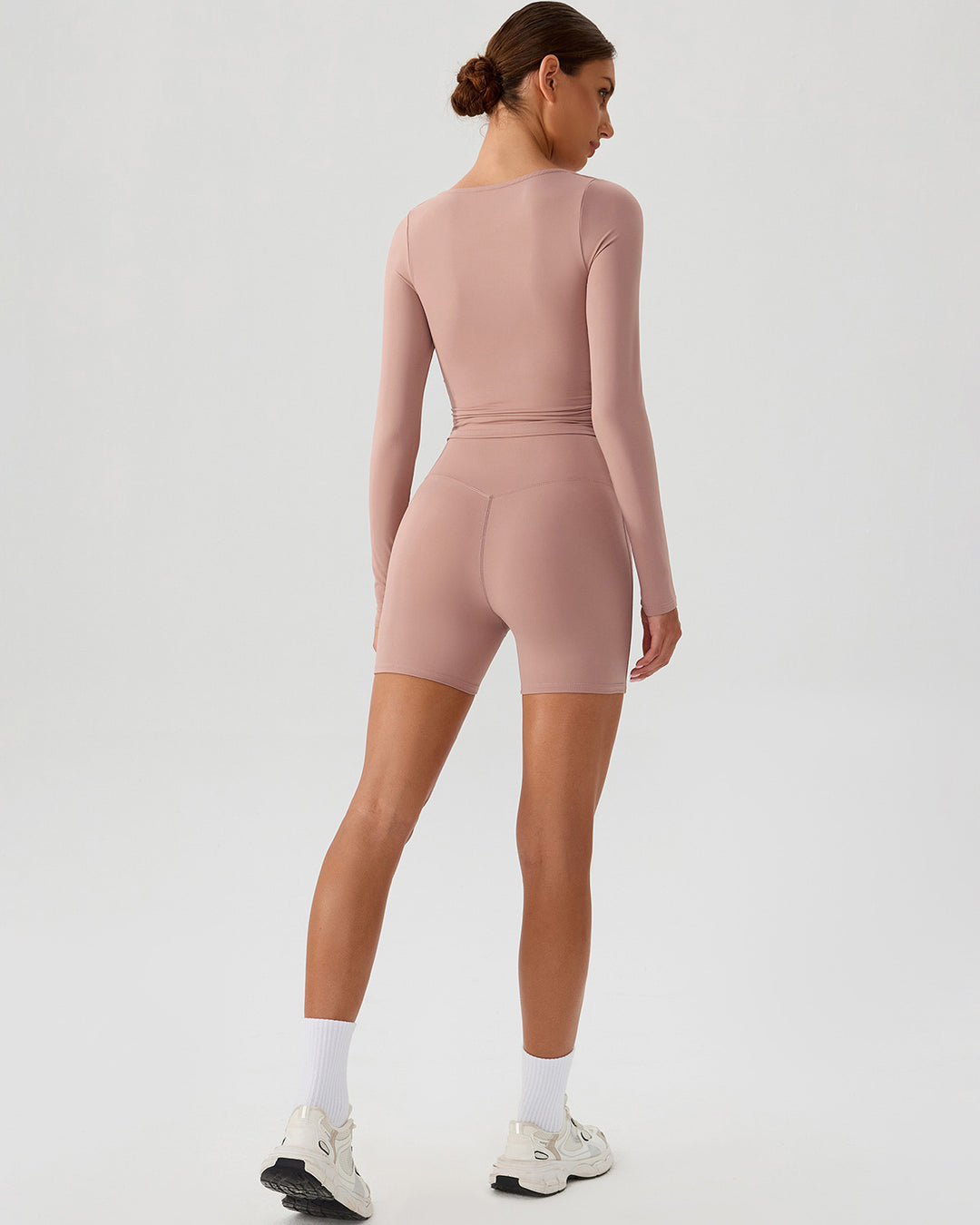 Riven Seamless Shorts - Dusty Rose