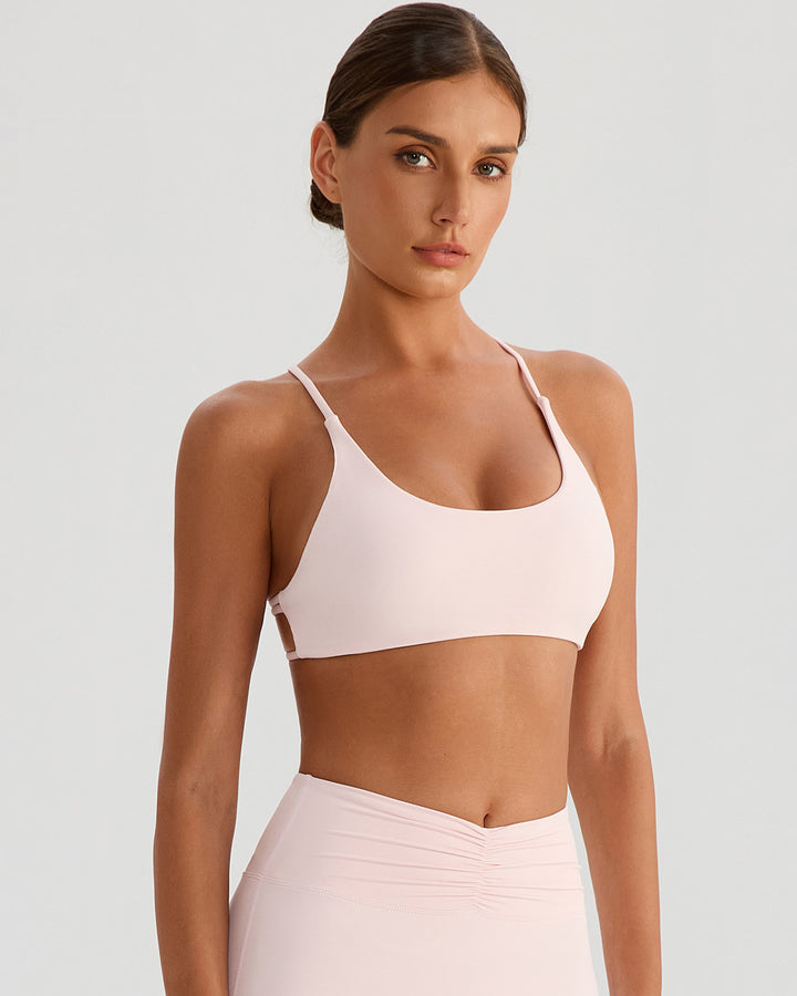 Riven Sports Bra - Ballet Pink