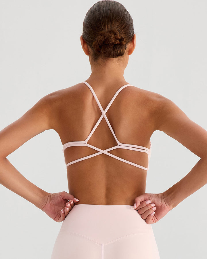 Riven Sports Bra - Ballet Pink