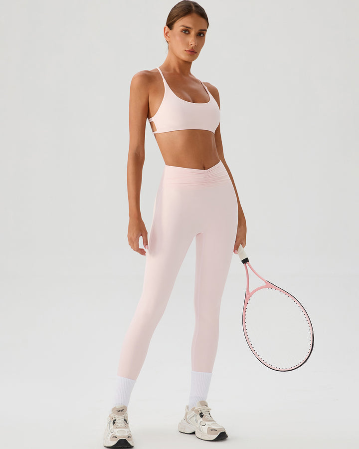 Riven Sports Bra - Ballet Pink