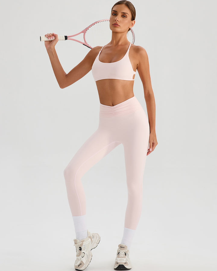 Riven Sports Bra - Ballet Pink