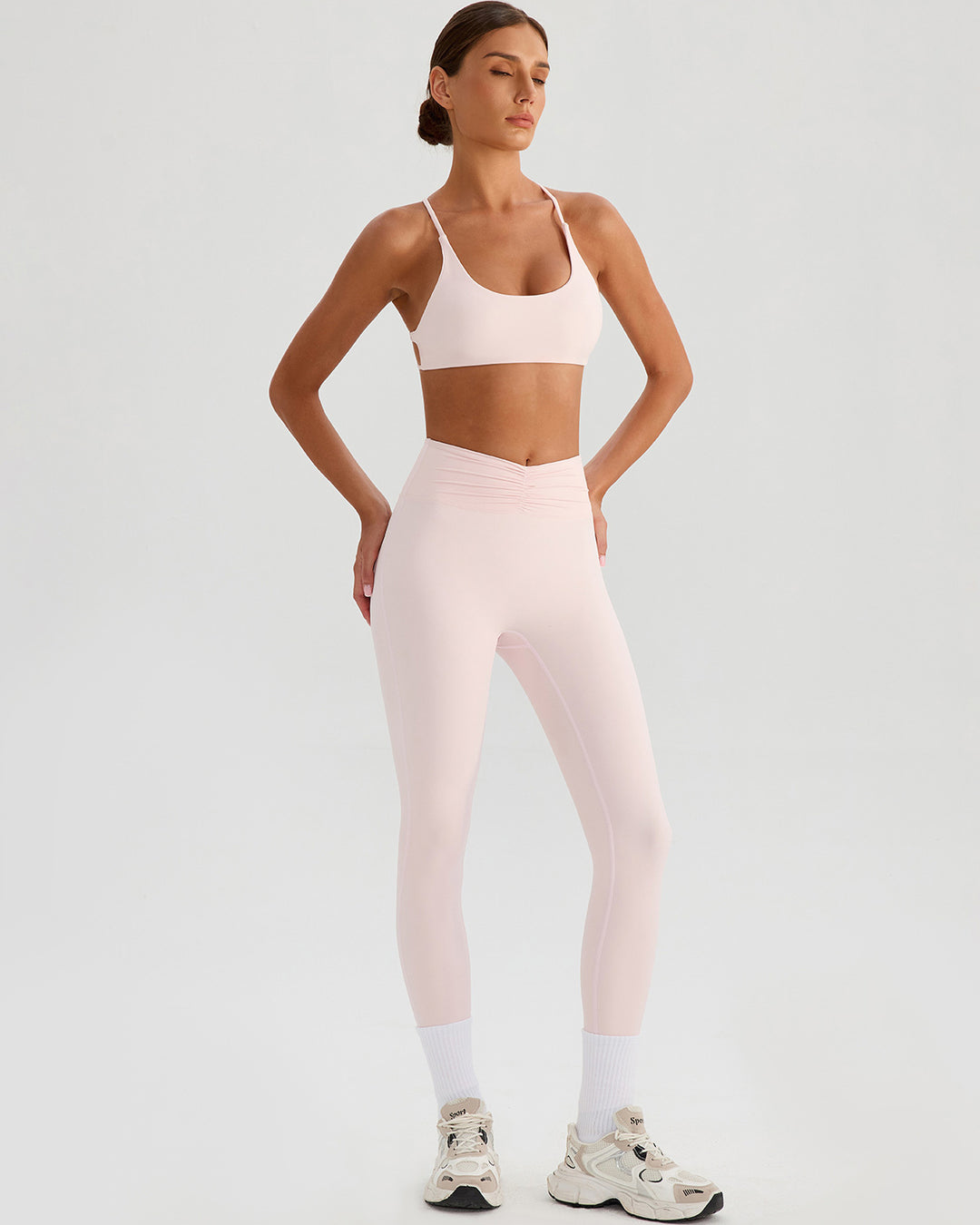 Riven Sports Bra - Ballet Pink