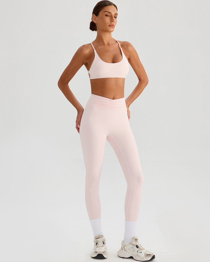Riven Sports Bra - Ballet Pink