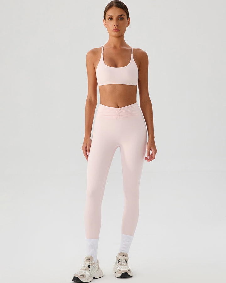 Riven Sports Bra - Ballet Pink