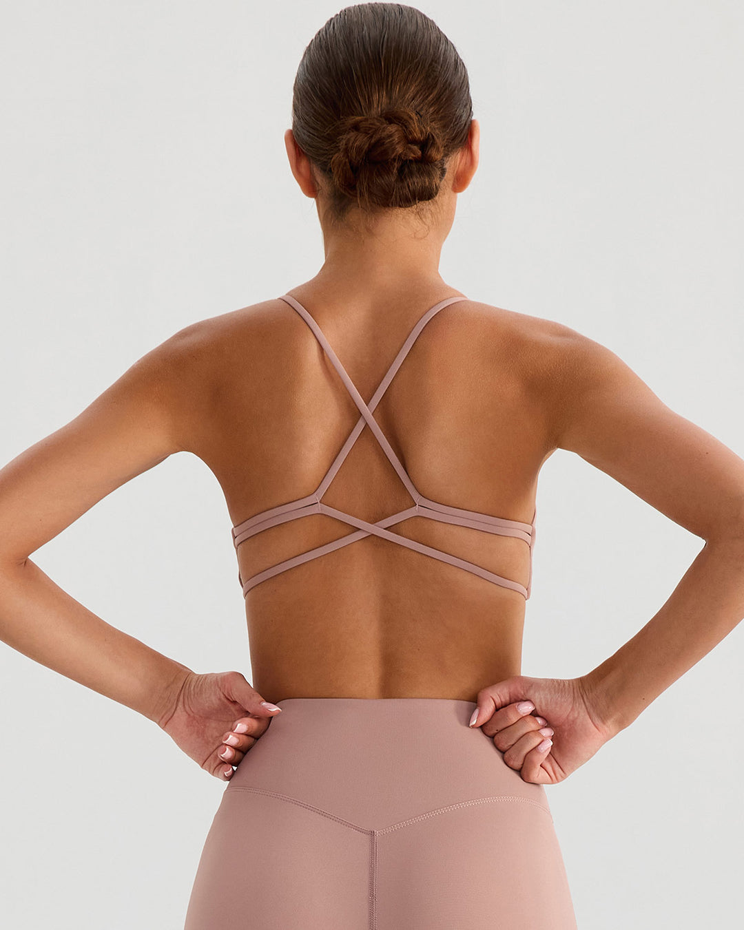 Riven Sports Bra - Dusty Rose
