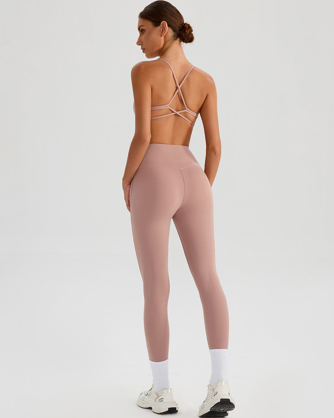 Riven Sports Bra - Dusty Rose