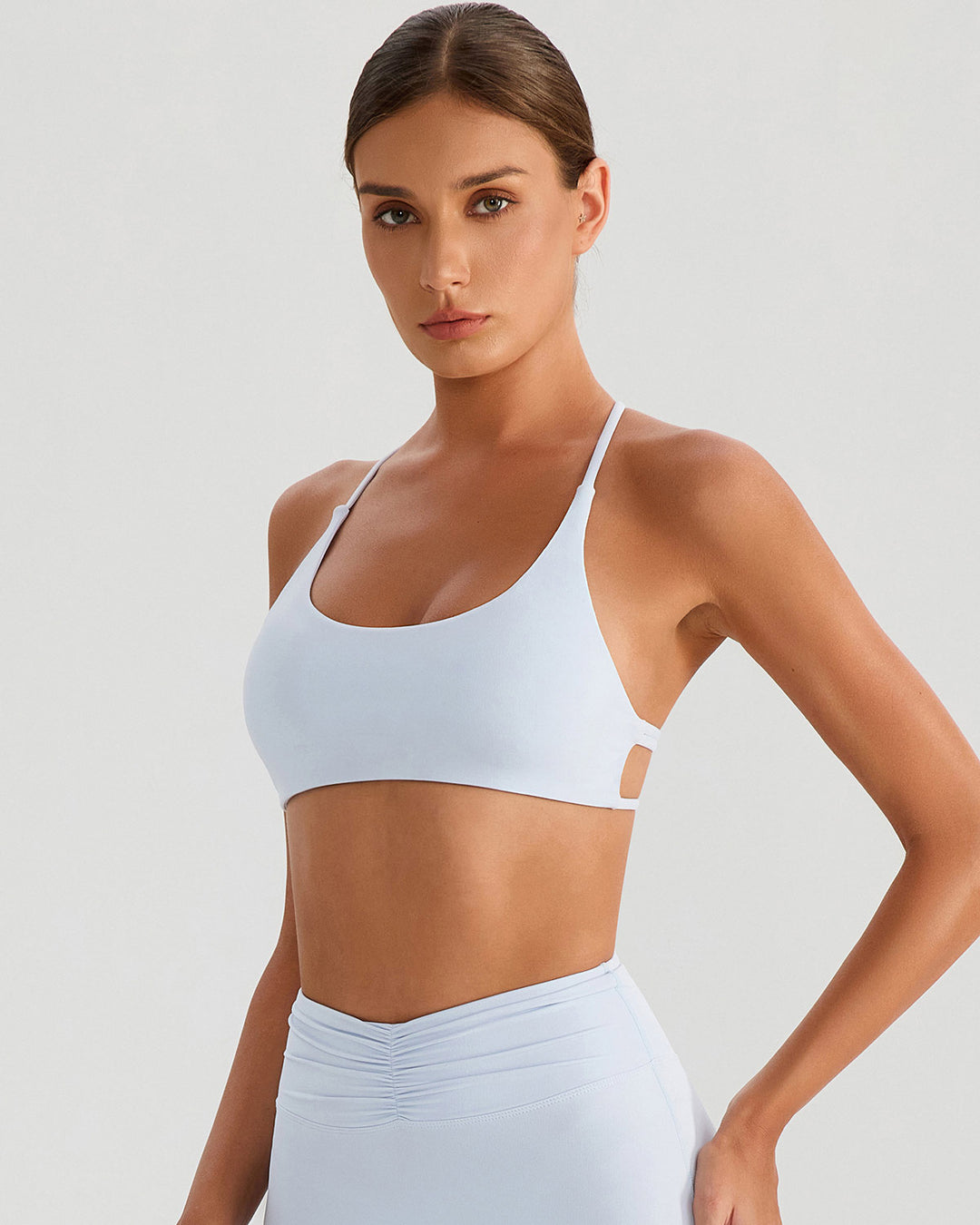 Riven Sports Bra - Powder Blue