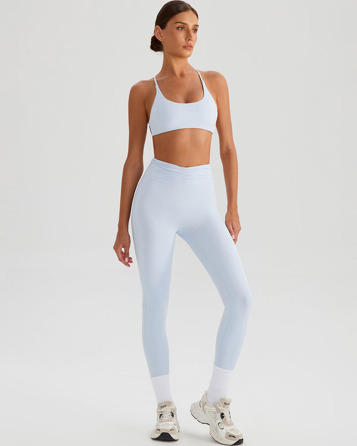 Riven Sports Bra - Powder Blue