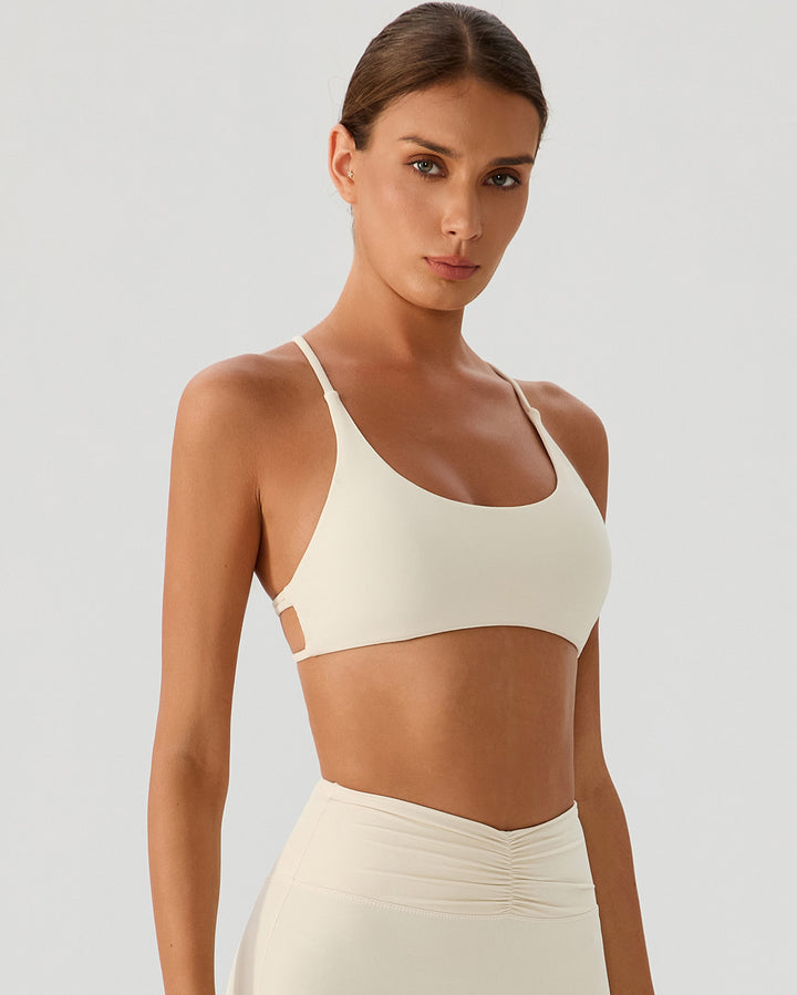 Riven Sports Bra - Vanilla