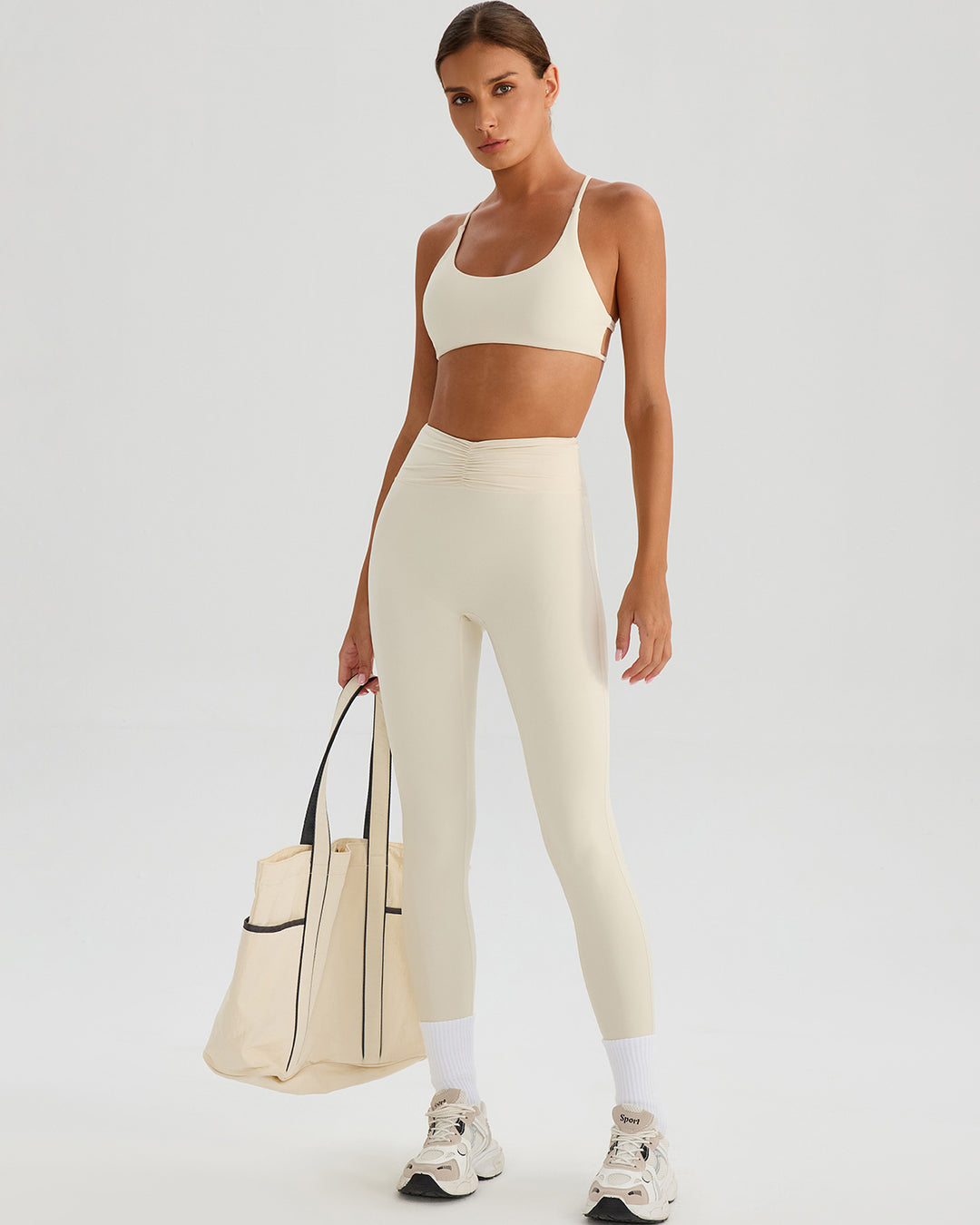 Riven Sports Bra - Vanilla
