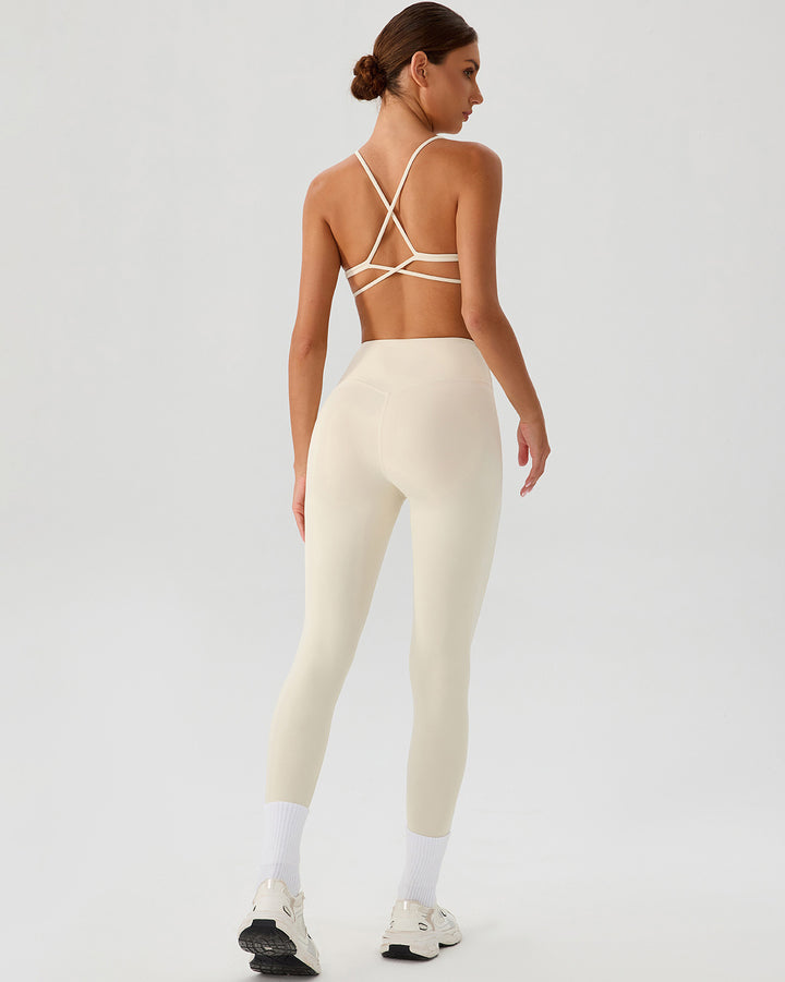 Riven Sports Bra - Vanilla