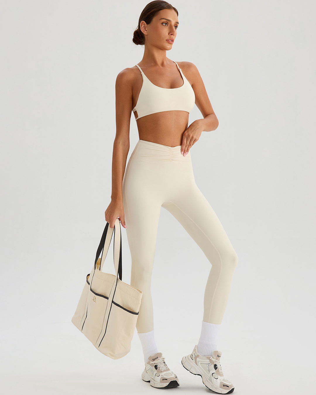 Riven Sports Bra - Vanilla