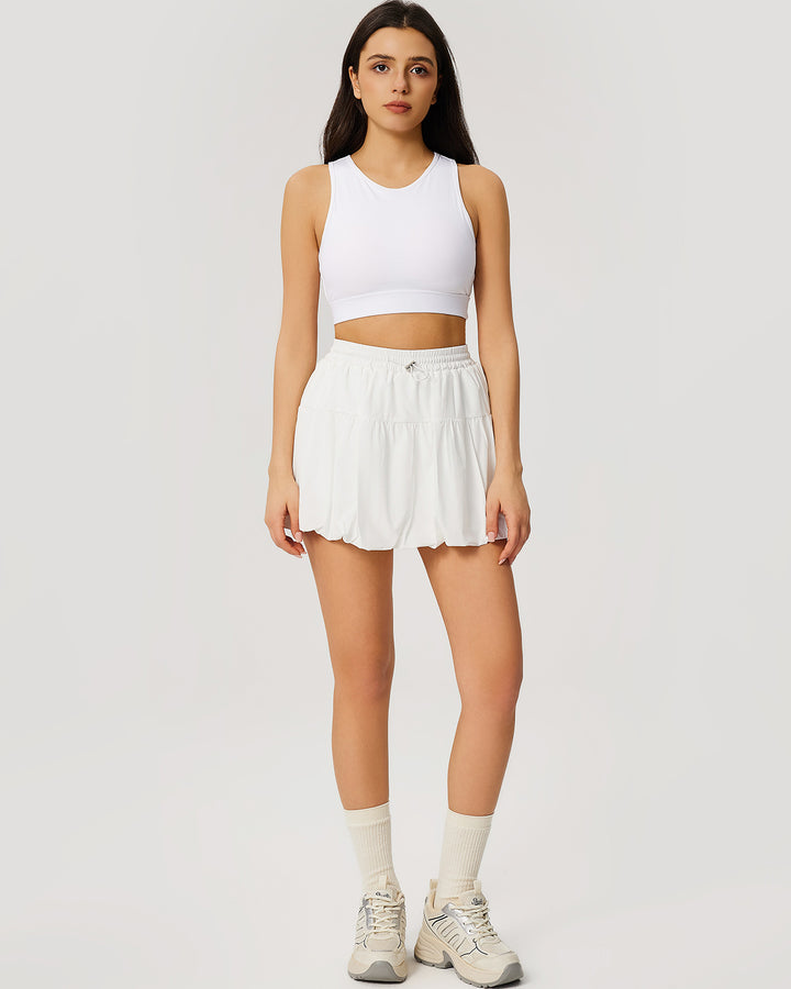 Riyana Sports Bra - White