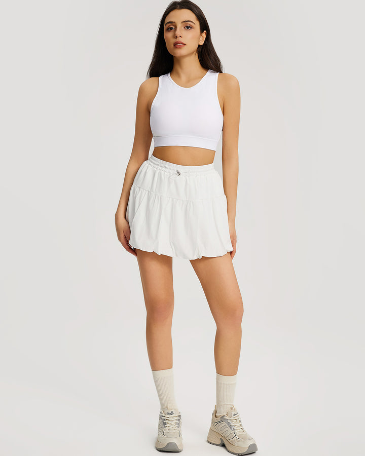 Riyana Sports Bra - White