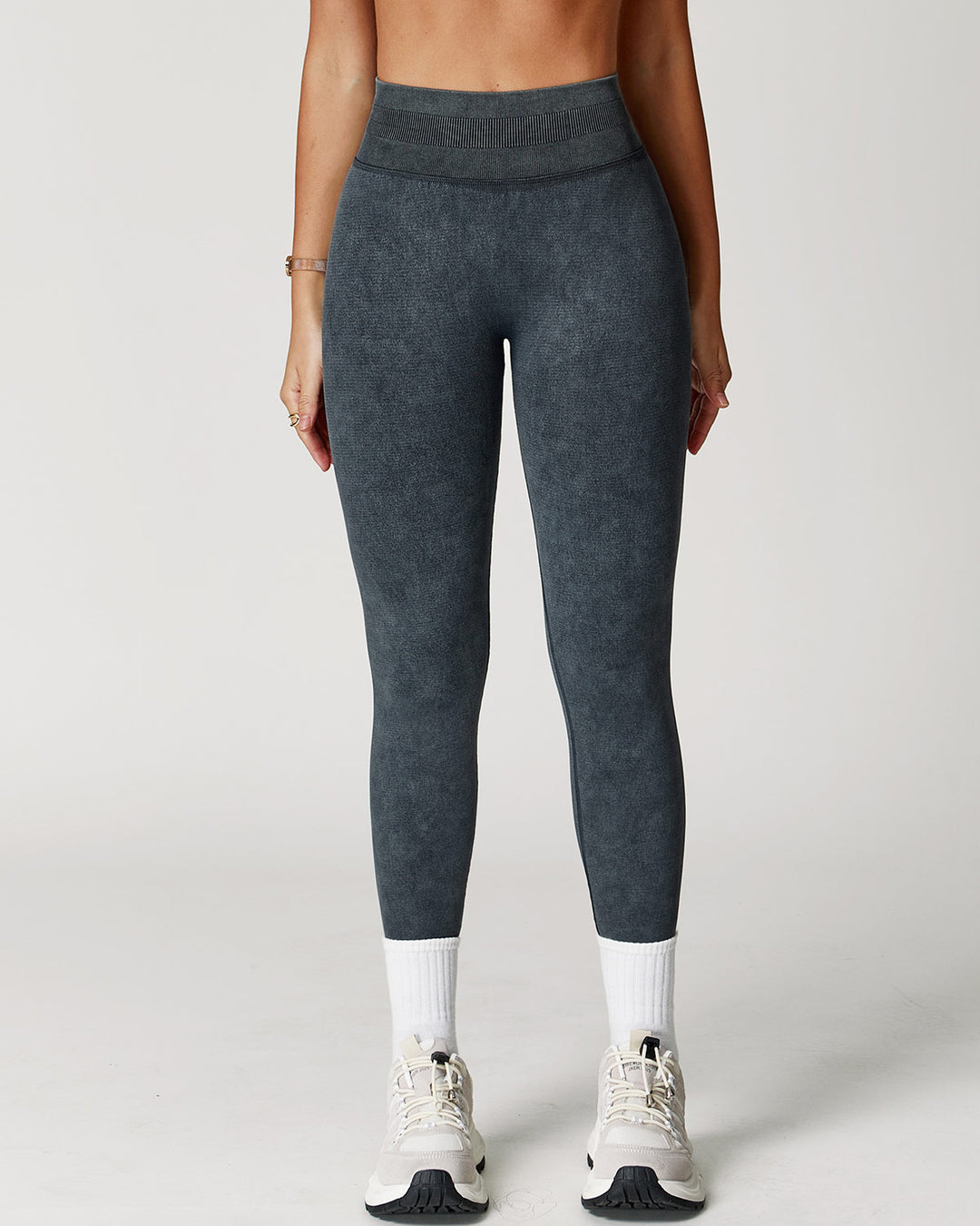 Roselyn Seamless Leggings - Dark Grey