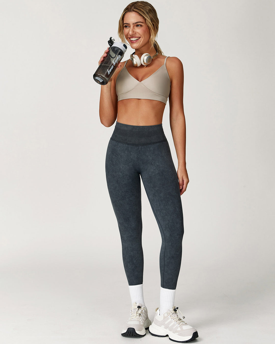 Roselyn Seamless Leggings - Dark Grey