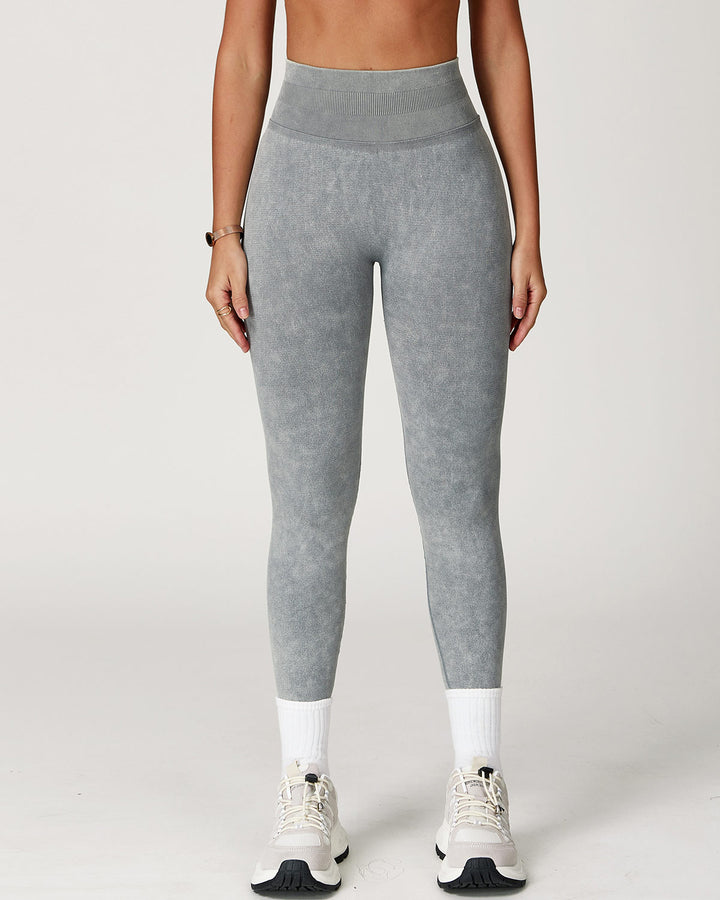 Roselyn Seamless Leggings - Light Grey