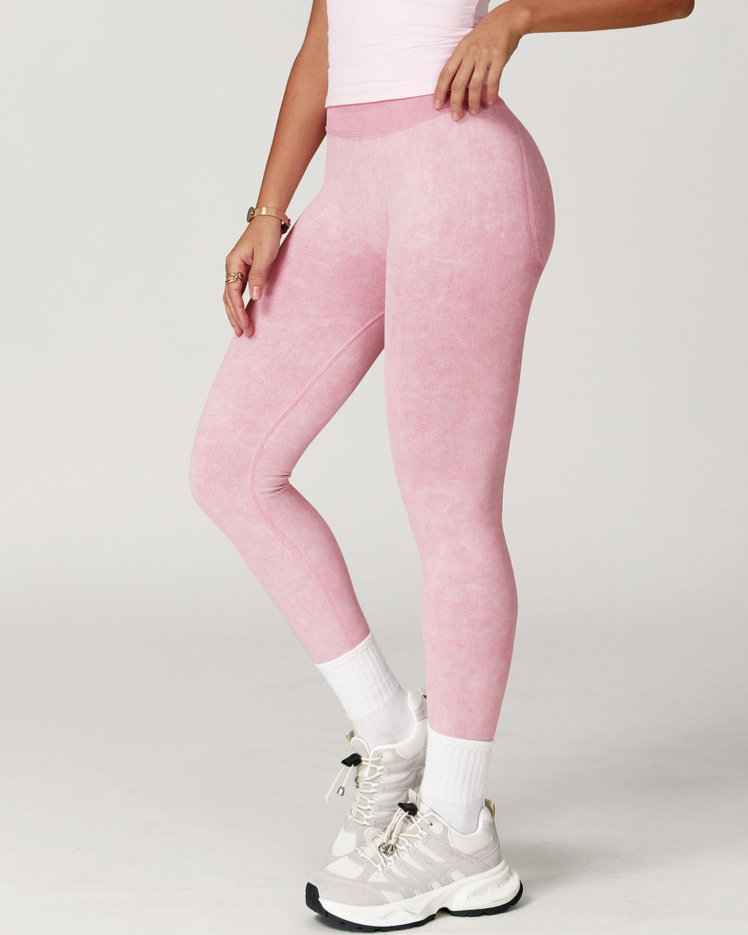 Roselyn Seamless Leggings - Pink