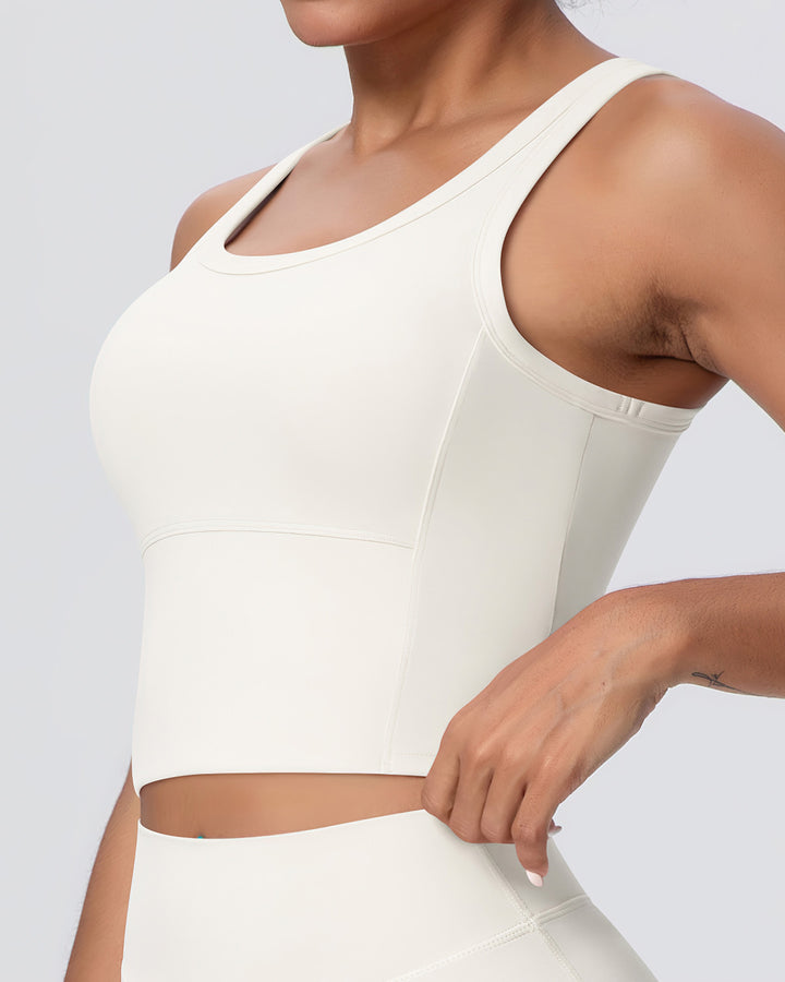 Rowan Crop Top - Cloud