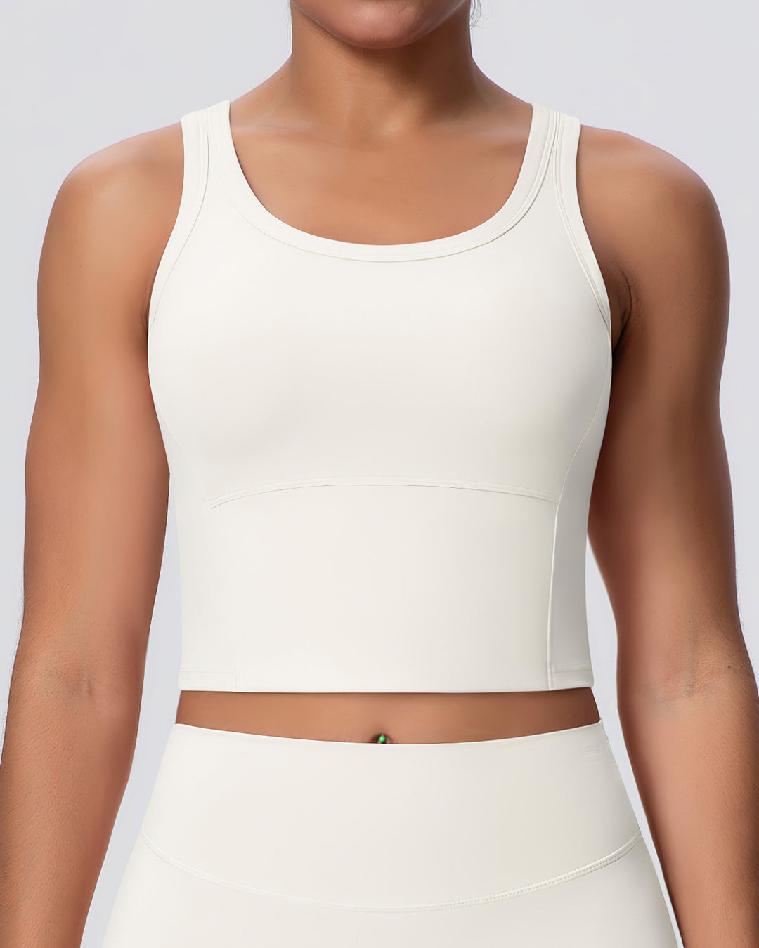 Rowan Crop Top - Cloud