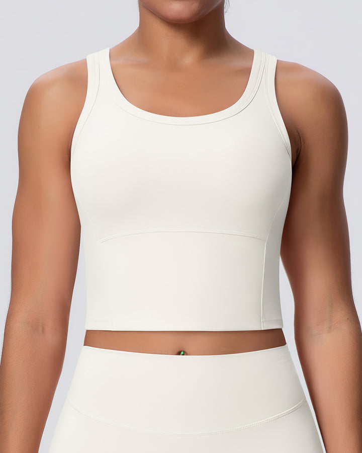 Rowan Crop Top - Cloud
