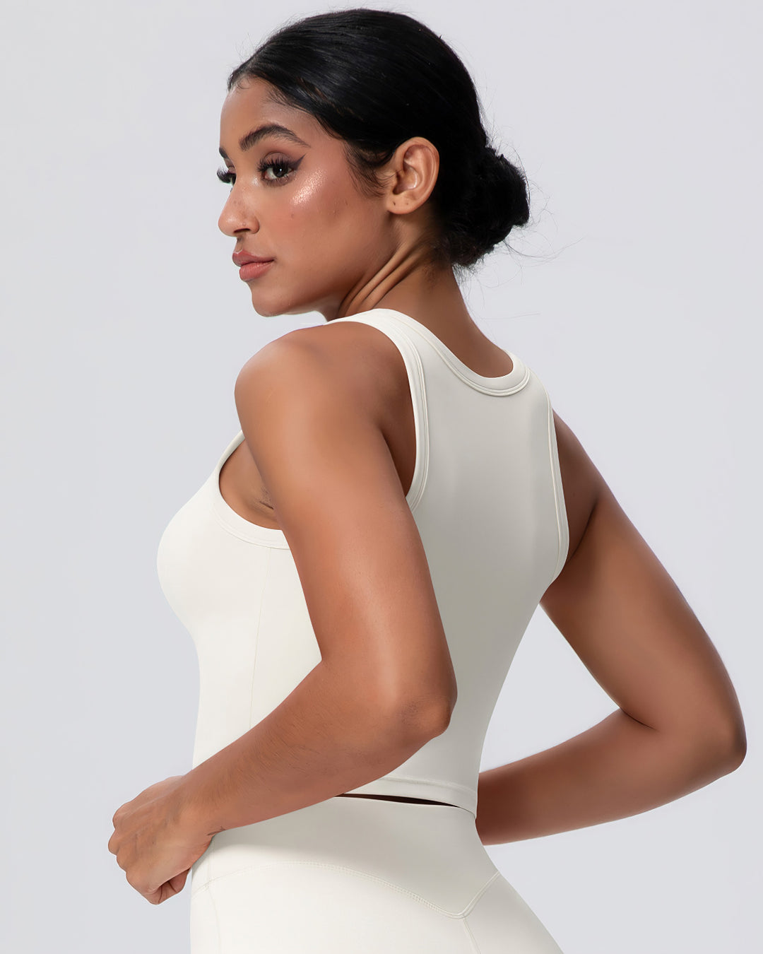 Rowan Crop Top - Cloud