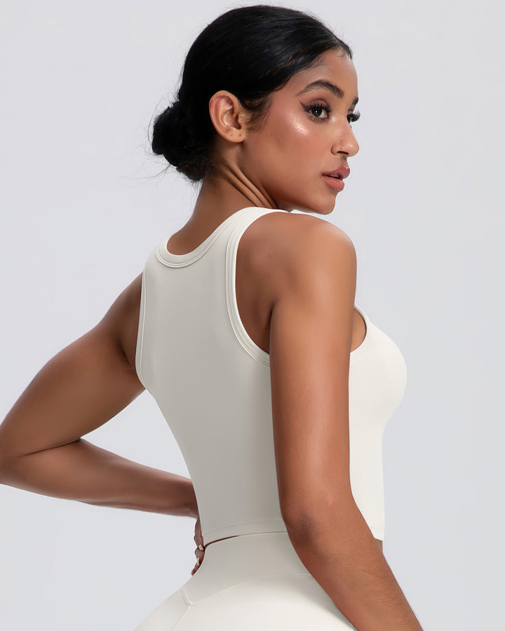 Rowan Crop Top - Cloud