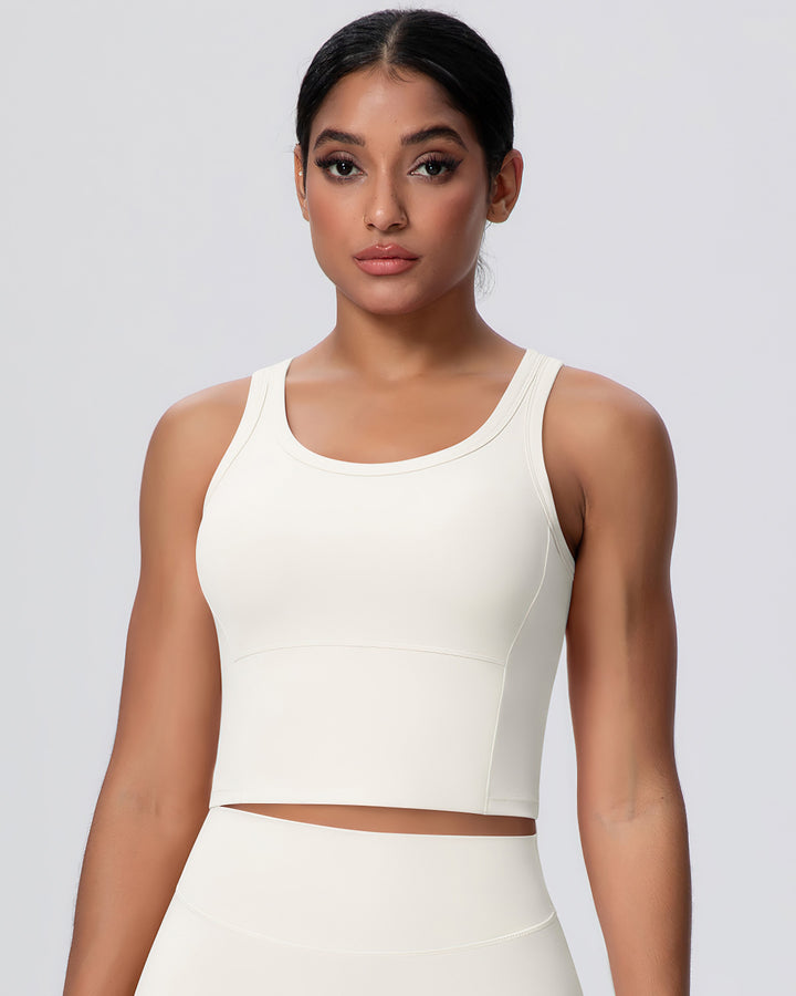 Rowan Crop Top - Cloud
