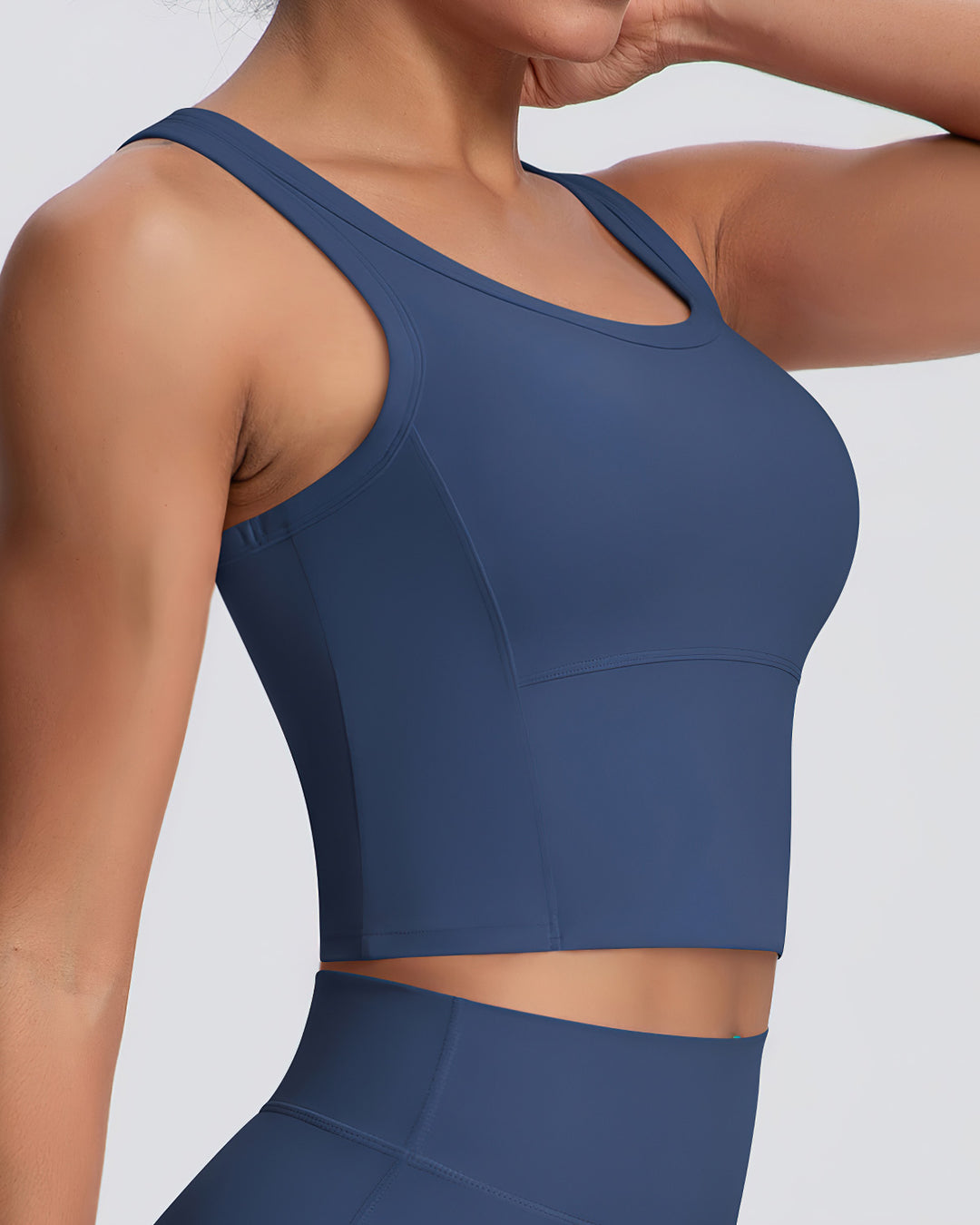 Rowan Crop Top - Navy