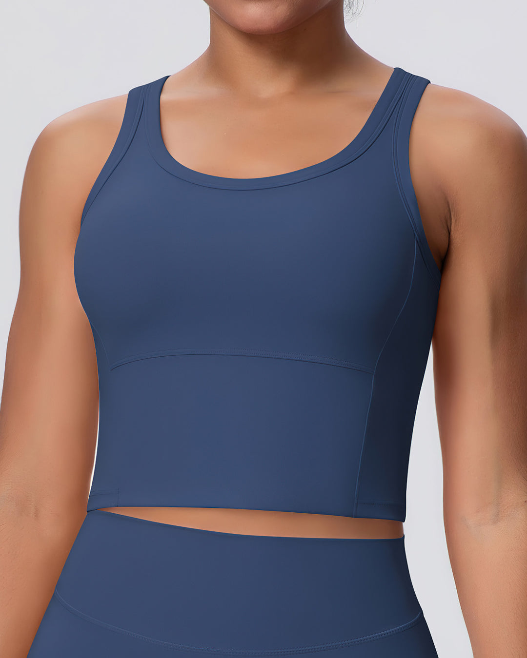 Rowan Crop Top - Navy