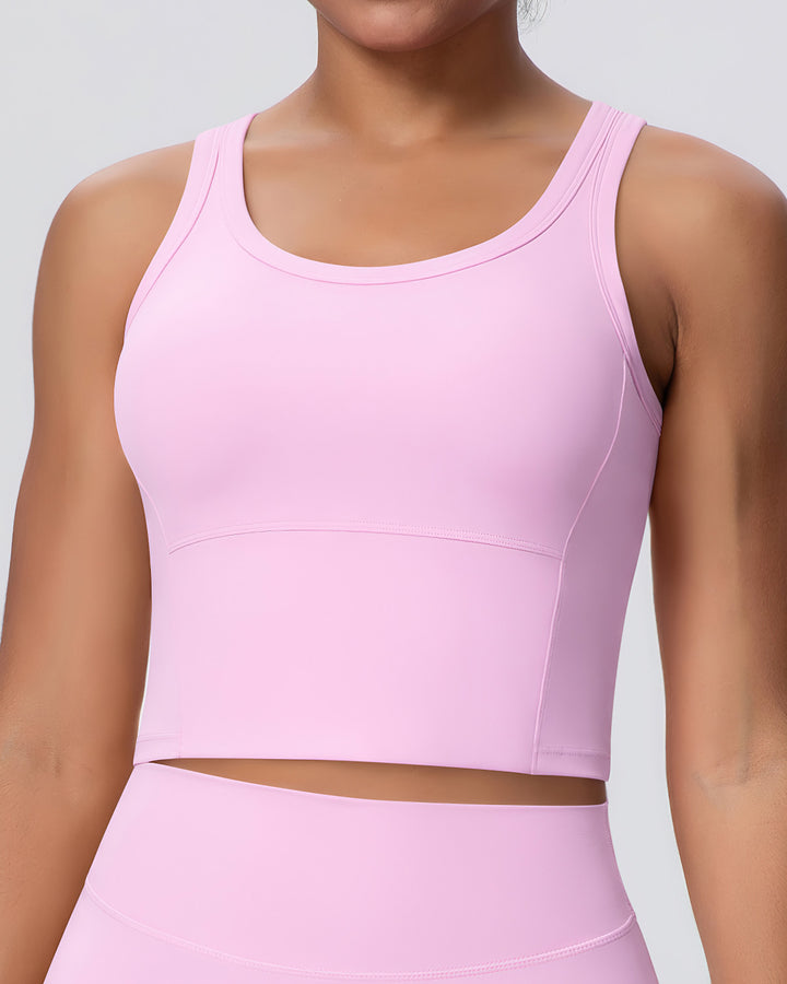 Rowan Crop Top - Pink
