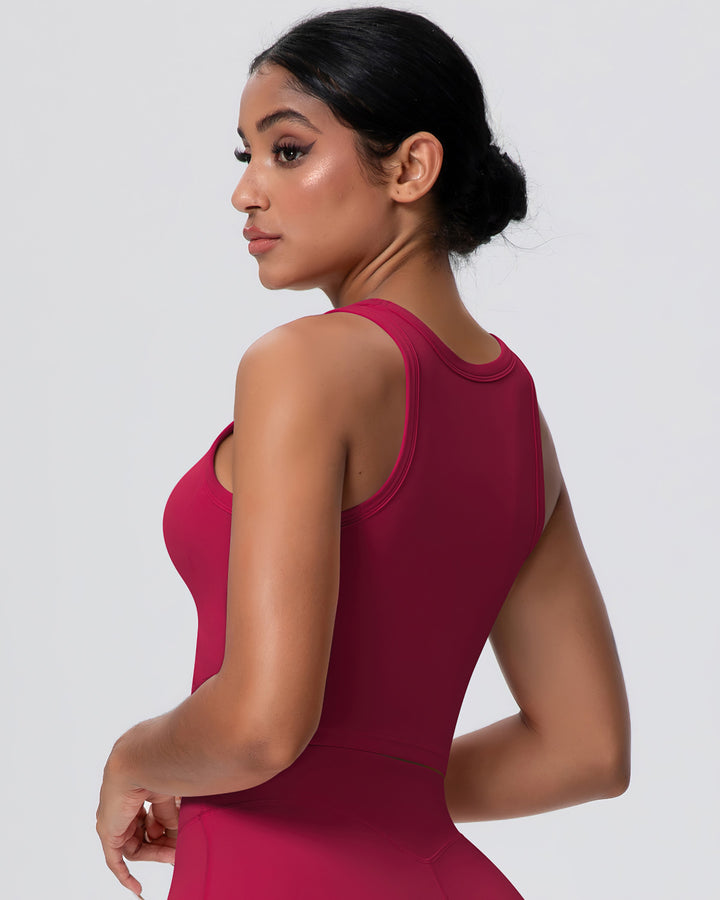 Rowan Crop Top - Red