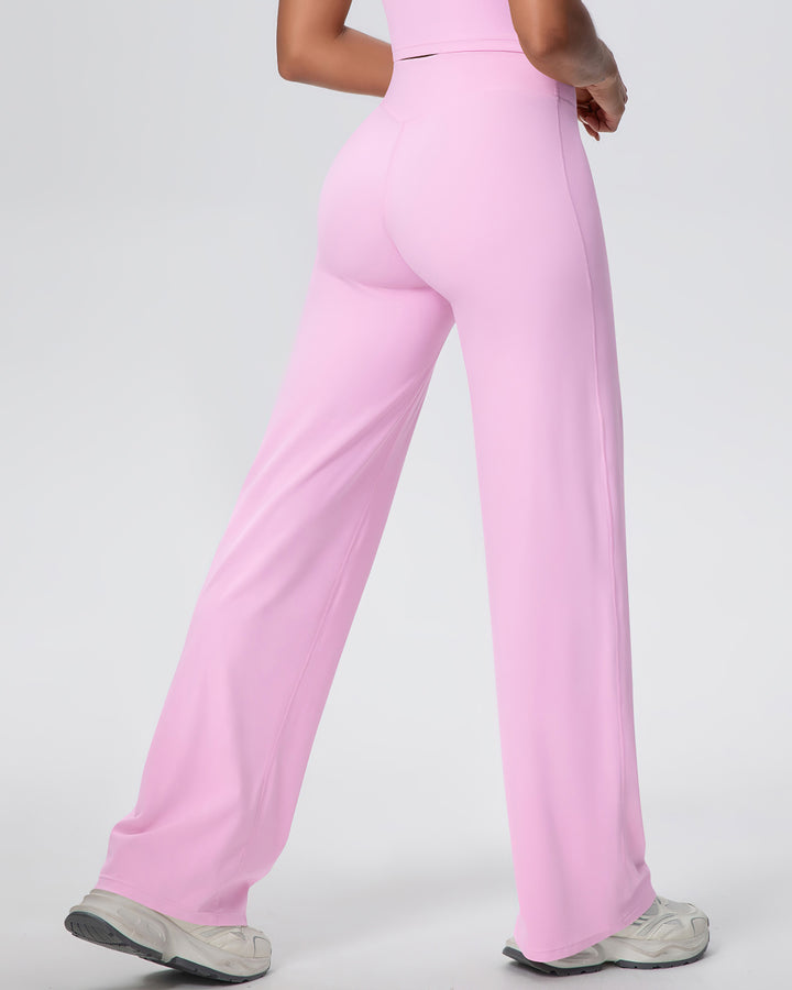 Rowan Flare Leggings - Pink