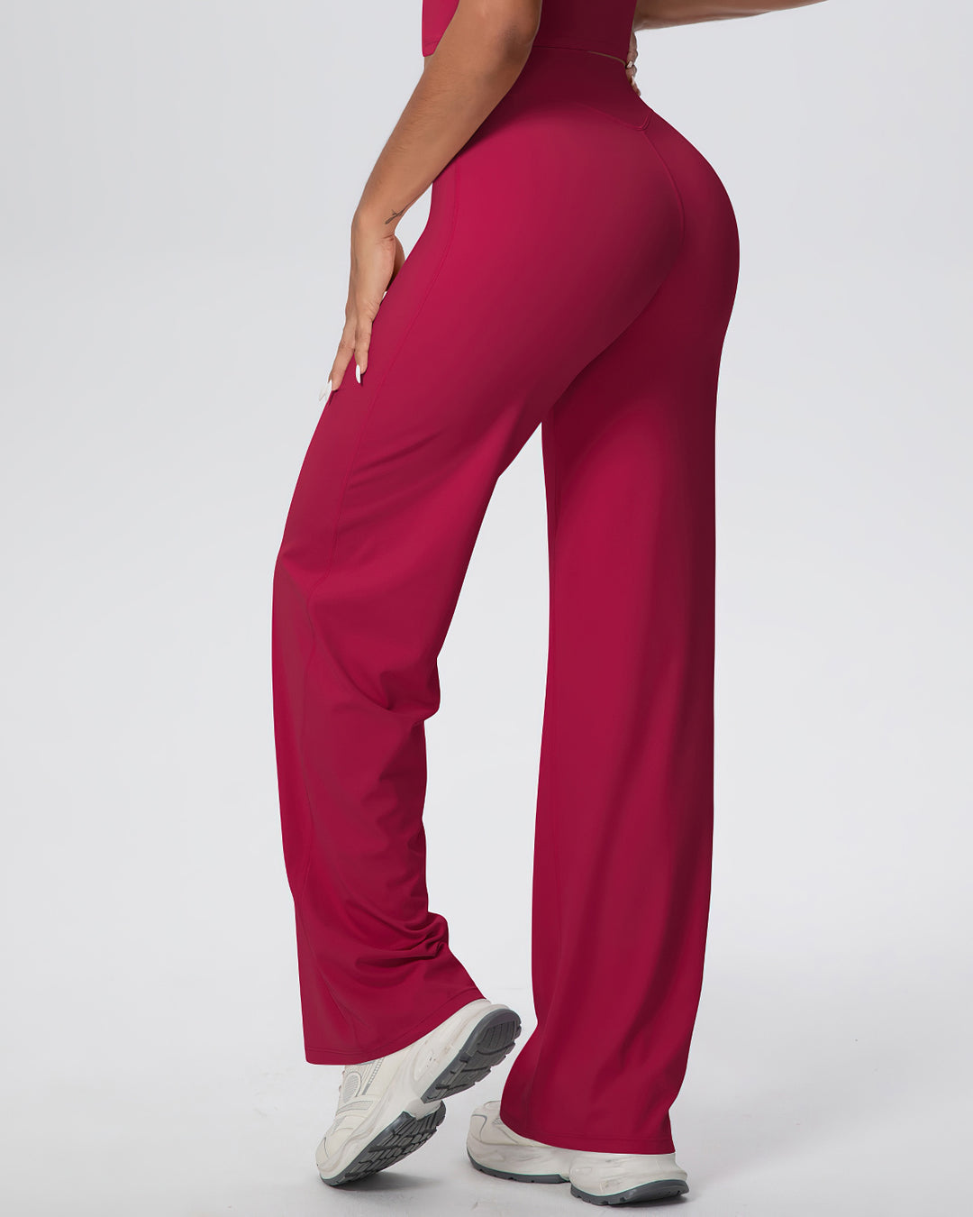 Rowan Flare Leggings - Red