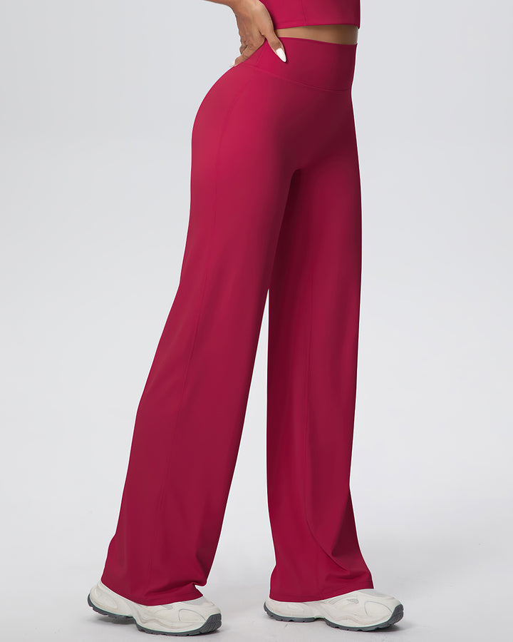 Rowan Flare Leggings - Red