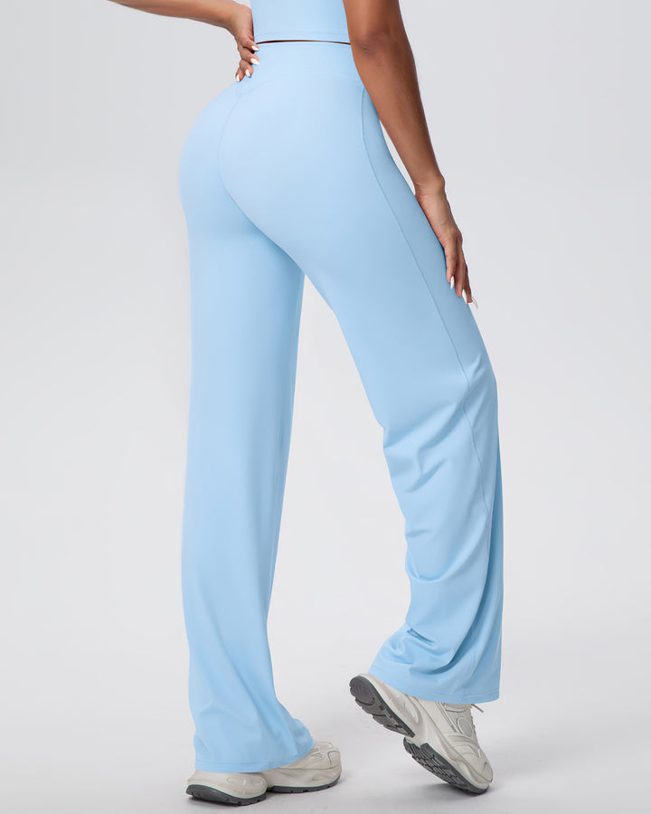 Rowan Flare Leggings - Sky Blue