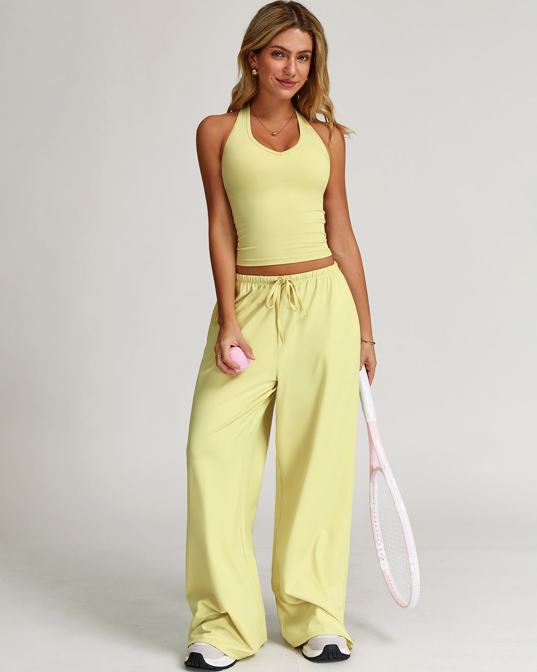 Rowena Crop Top - Lemon