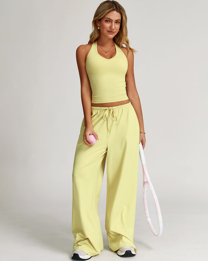 Rowena Crop Top - Lemon