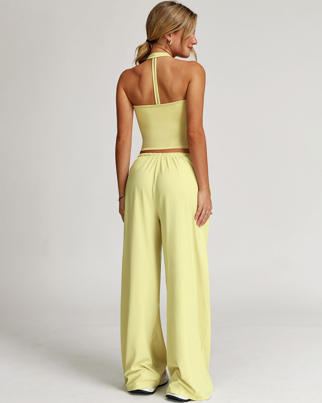Rowena Crop Top - Lemon