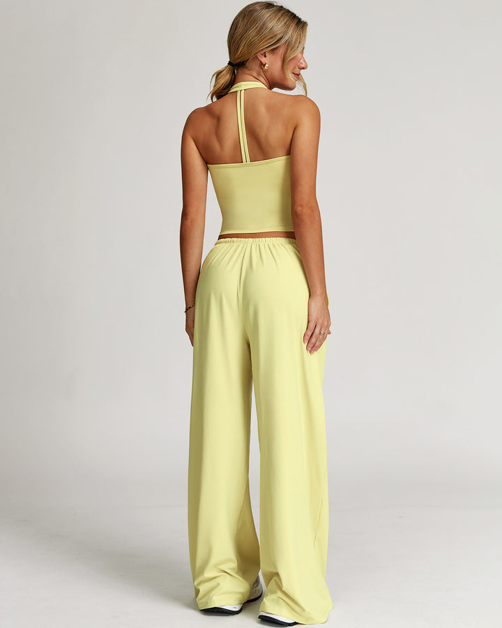 Rowena Crop Top - Lemon