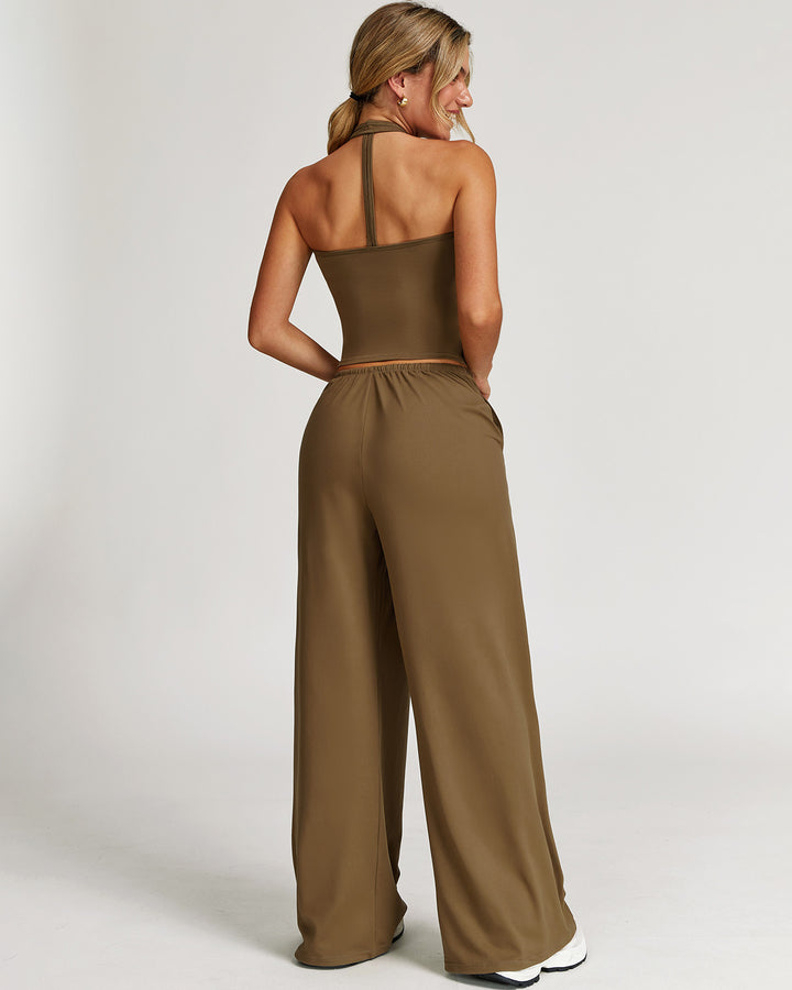 Rowena Sweatpants - Brown