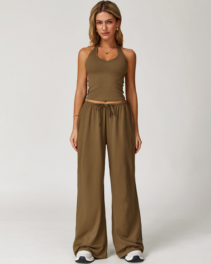 Rowena Sweatpants - Brown