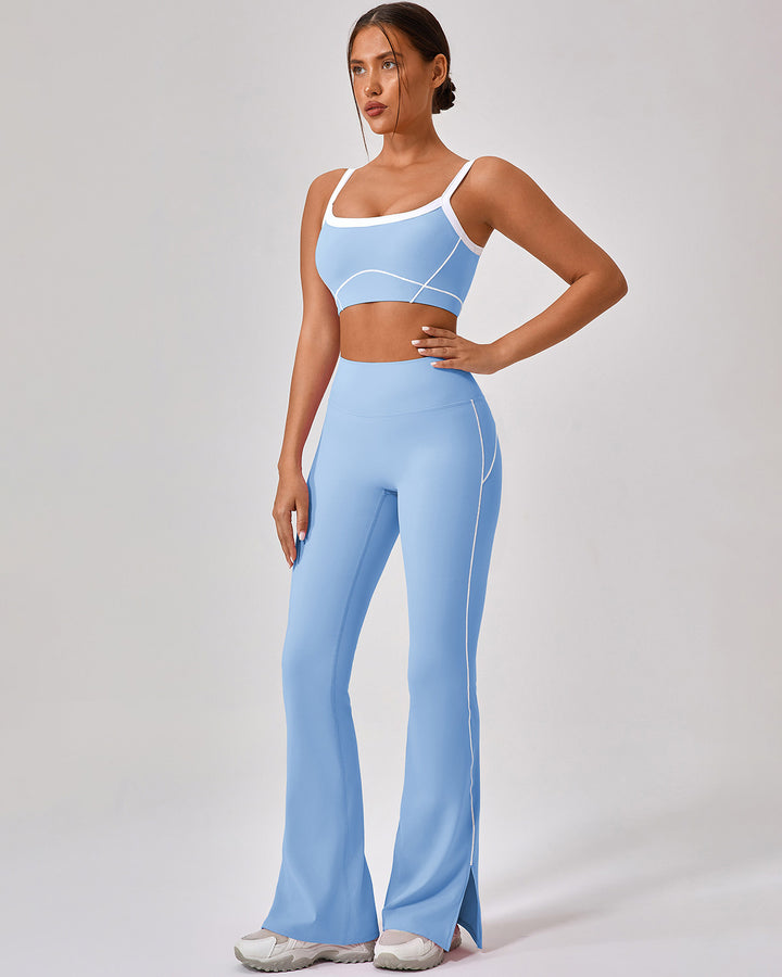 Ruby Flare Leggings - Blue