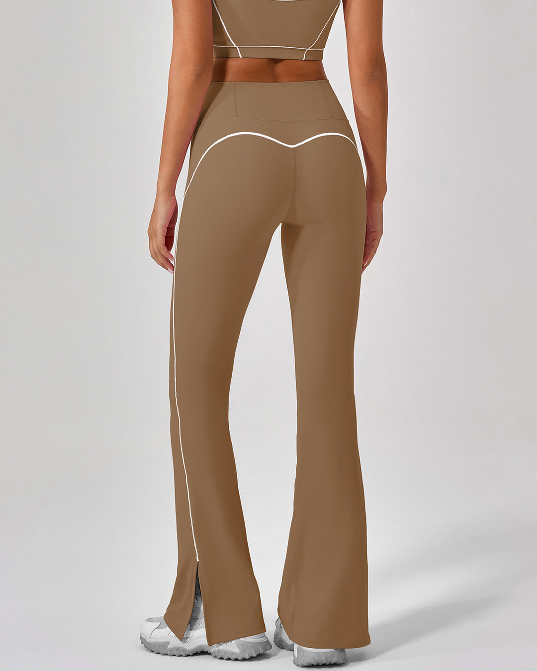 Ruby Flare Leggings - Brown