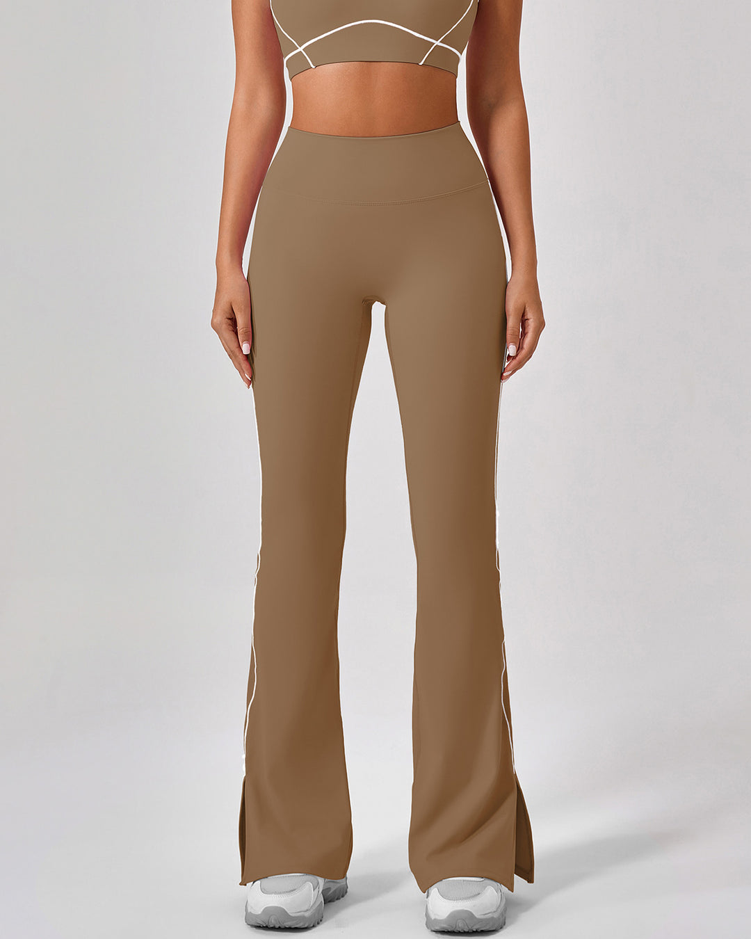 Ruby Flare Leggings - Brown