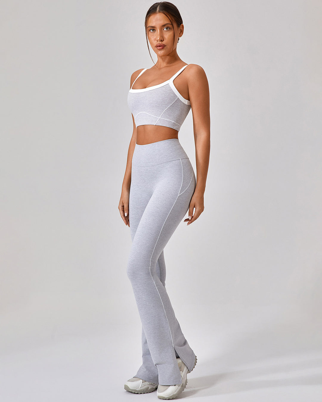 Ruby Flare Leggings - Grey