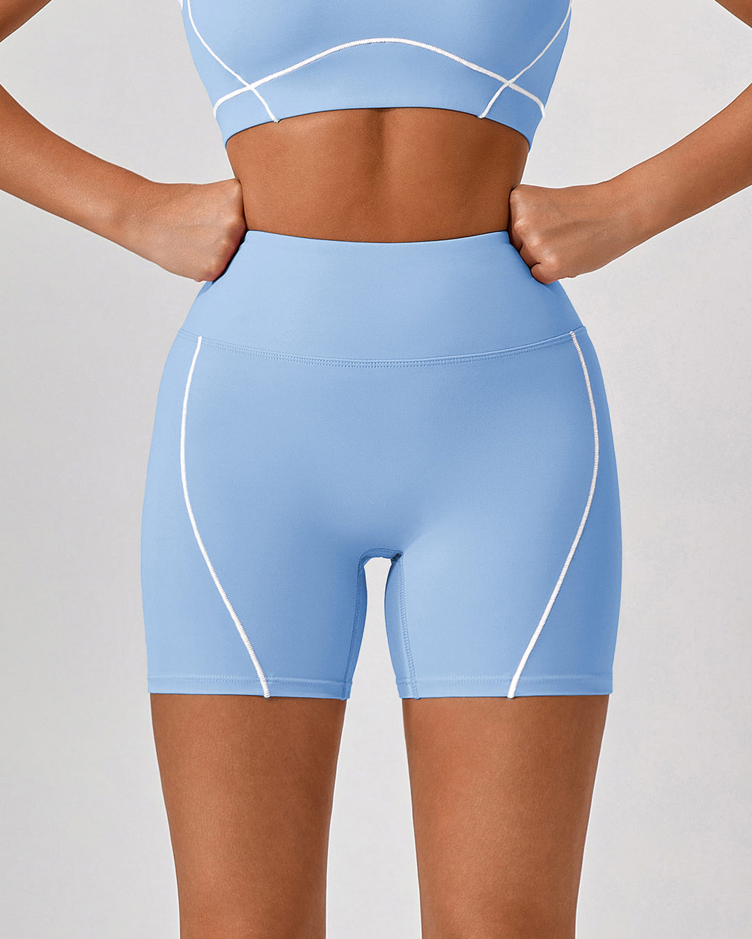 Ruby Seamless Shorts - Blue