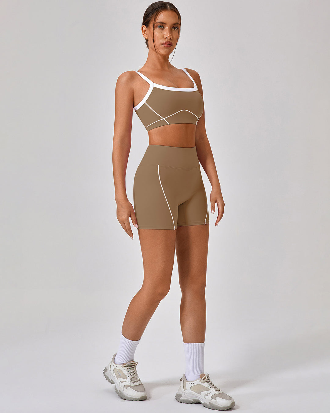 Ruby Seamless Shorts - Brown