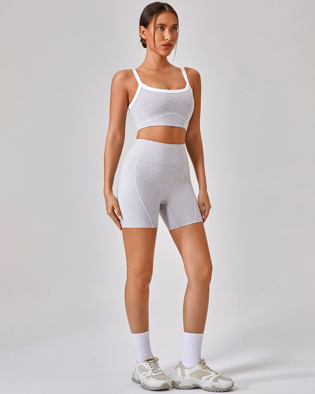 Ruby Seamless Shorts - Grey